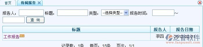 工作報(bào)告、待閱、批閱報(bào)告
