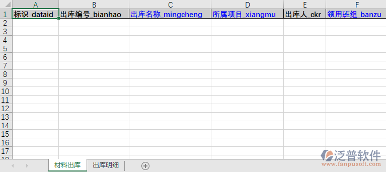施工現(xiàn)場(chǎng)材料出庫模板