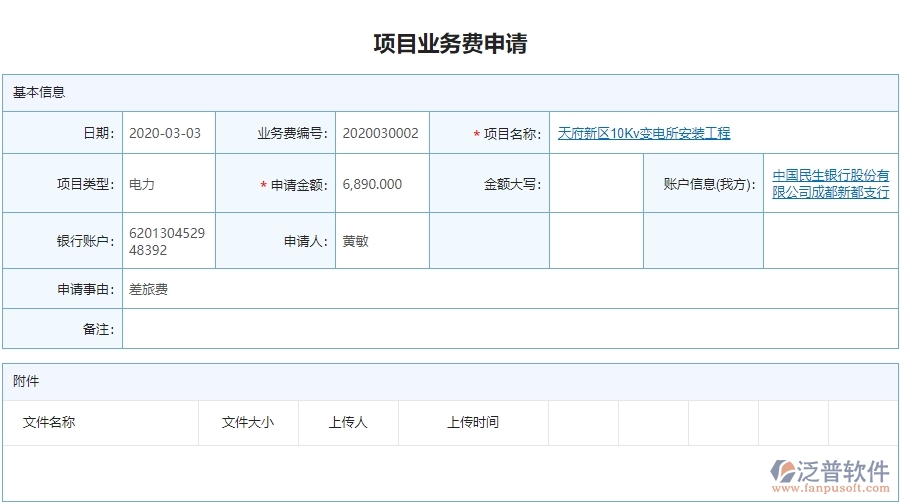 泛普電力工程在業(yè)務費申請的價值及意義