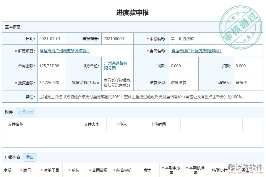 泛普軟件-幕墻工程企業(yè)管理系統(tǒng)如何有效提升企業(yè)中的進(jìn)度款申報
