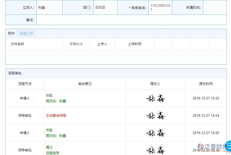 四、泛普軟件-園林工程立項項目明細(xì)查詢管理系統(tǒng)的主要內(nèi)容