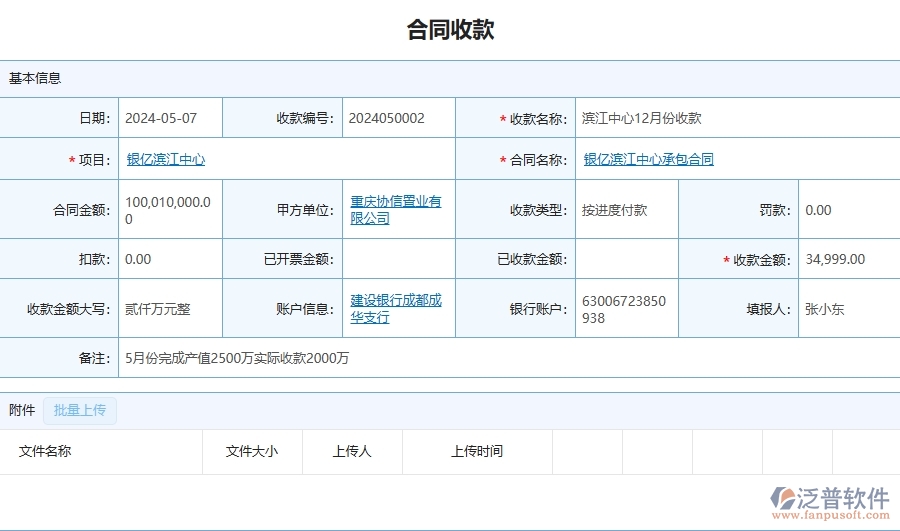 四、泛普軟件-幕墻工程企業(yè)項(xiàng)目利潤(rùn)表(按收付款取數(shù))的框架設(shè)計(jì)思路