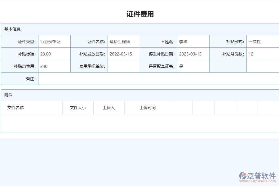證件費(fèi)用列表為弱電工程企業(yè)提供了哪些方面的應(yīng)用價值
