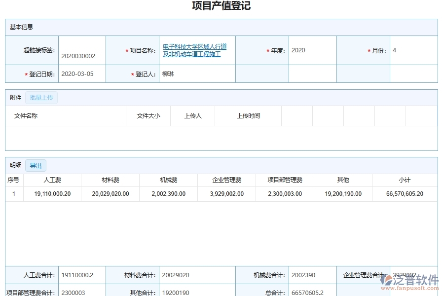 泛普軟件-市政工程管理系統(tǒng)中施工產(chǎn)值進(jìn)度計劃管理的注意事項