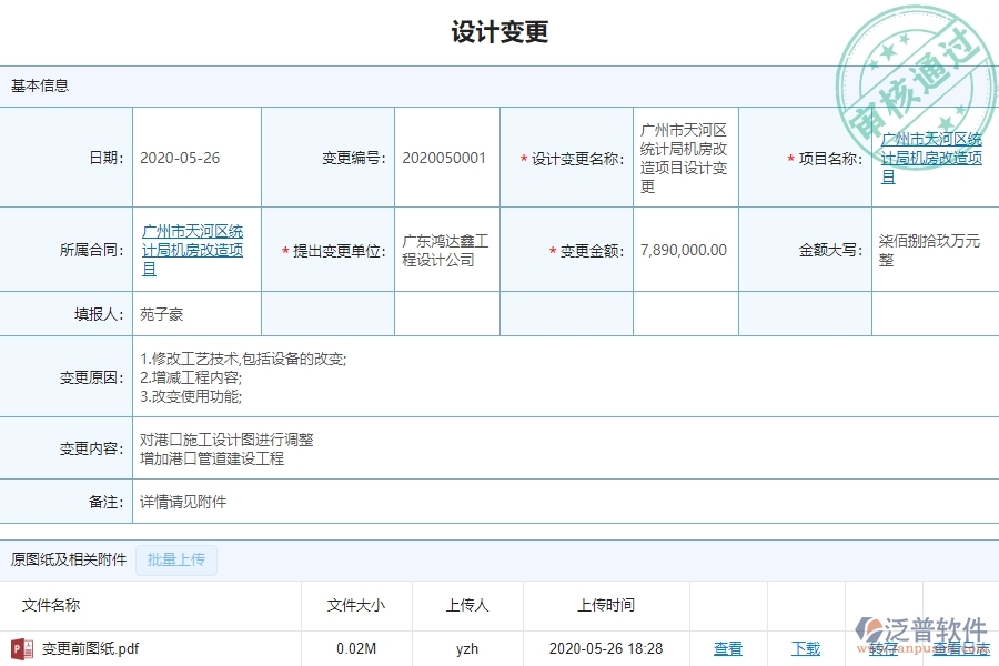 泛普軟件-市政工程企業(yè)管理系統(tǒng)如何有效提高施工過(guò)程管理中的設(shè)計(jì)變更
