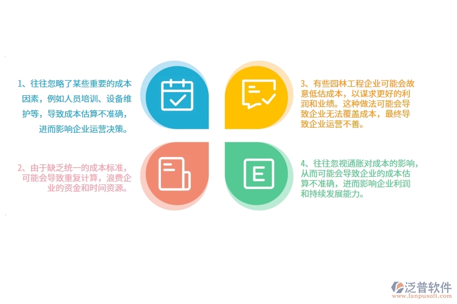 多數(shù)園林工程企業(yè)在間接成本預算列表中存在的問題
