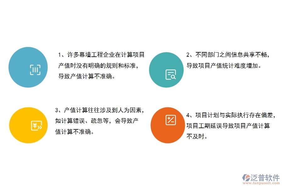 在幕墻工程企業(yè)管理中項(xiàng)目產(chǎn)值方面存在的問題