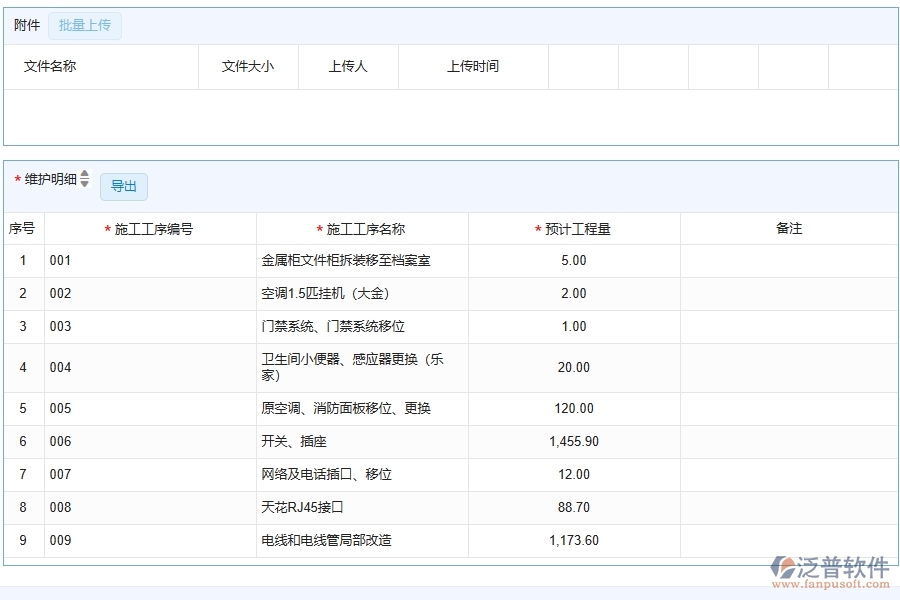 泛普軟件-幕墻工程管理系統(tǒng)中施工清單維護(hù)的幾個優(yōu)勢是什么
