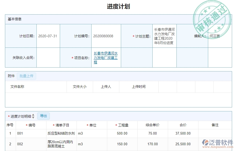 二、泛普軟件-機(jī)電工程項(xiàng)目管理系統(tǒng)在產(chǎn)值進(jìn)度計(jì)劃中的價(jià)值