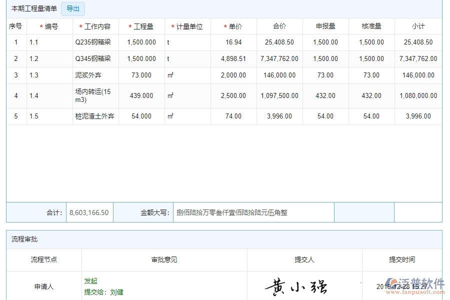 四、使用泛普軟件-安防工程進度款申報管理系統(tǒng)的好處