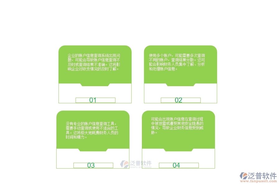 一、使用泛普軟件-公路工程系統(tǒng)前，企業(yè)在賬戶信息查詢管理時的問題