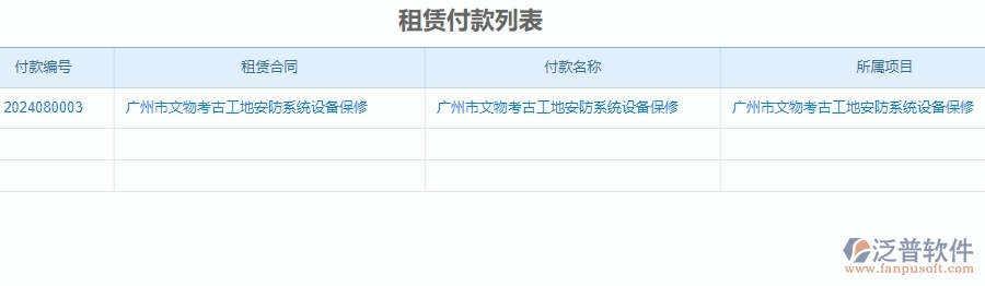 四、泛普軟件-安防工程管理系統(tǒng)中付款管理的注意事項(xiàng)