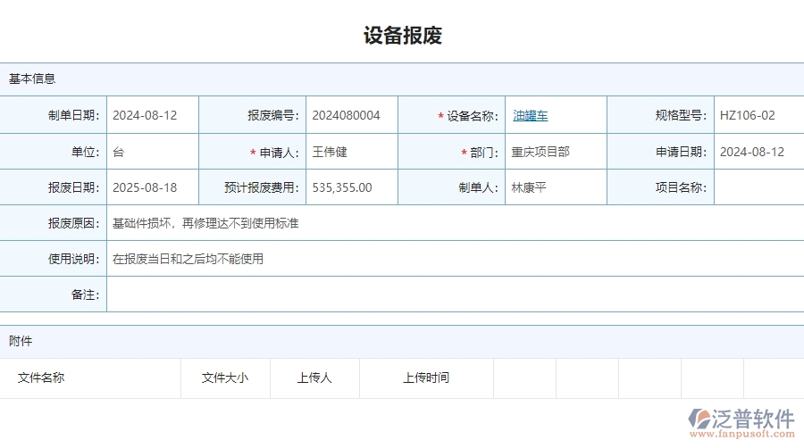 三、泛普軟件-安防工程企業(yè)管理系統(tǒng)中設備報廢的優(yōu)點與缺點