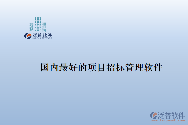 國內(nèi)最好的項目招標(biāo)管理軟件