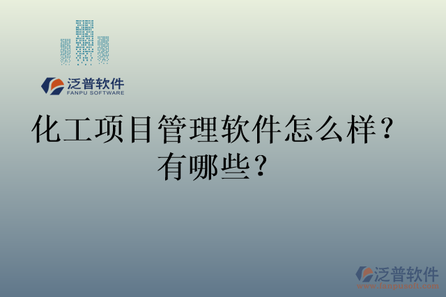 化工項目管理軟件怎么樣？有哪些？