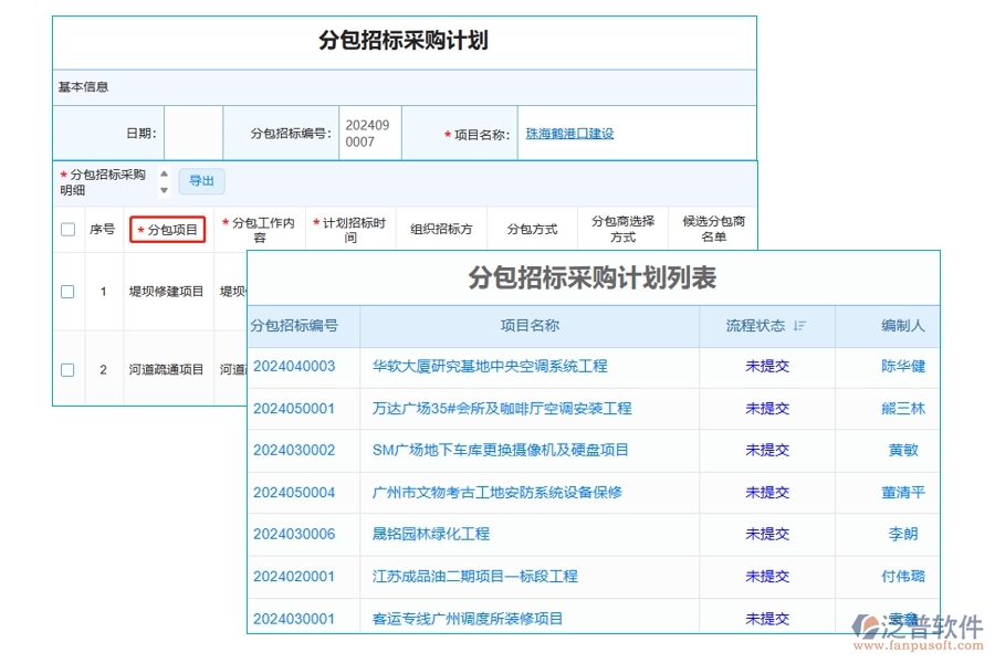 工程項(xiàng)目招標(biāo)管理系統(tǒng)智能引領(lǐng)未來：打造高效、精準(zhǔn)的分包項(xiàng)目計(jì)價(jià)管理招標(biāo)采購計(jì)劃