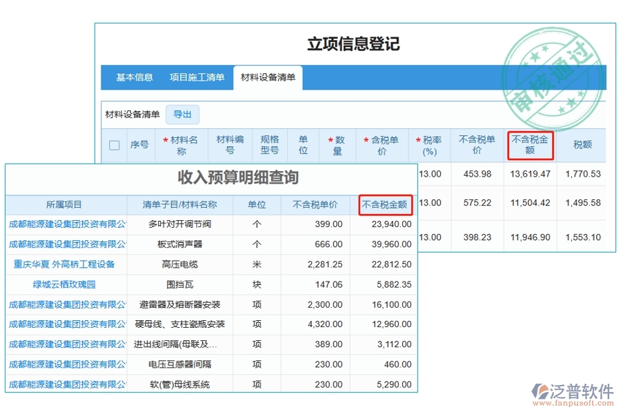 揭秘建設工程預算軟件：不含稅金額編制依據，一表在手，預算無憂