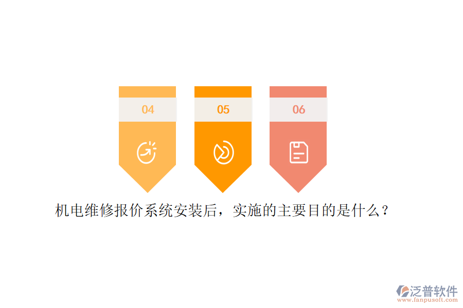 機電維修報價系統(tǒng)安裝后，實施的主要目的是什么？