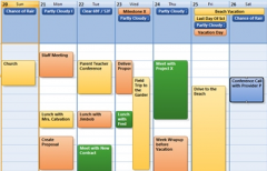 免費的日程管理軟件，可以顯示桌面背景的那種？